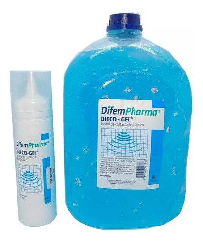 Gel Conductor Dieco Gel Bidón 5 Lts Mas Envase De 250 Cc