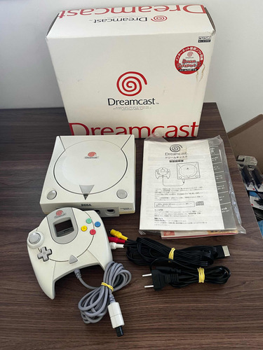 Sega Dreamcast Completo Japonês Leitor Ótimo Serial Batendo