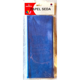 Pack 10 Pliegos Papel Seda Azul Nacarado 50.8x66cm