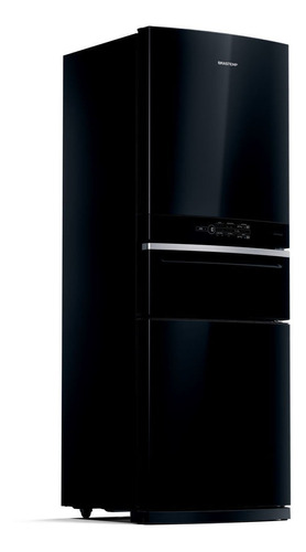 Geladeira Brastemp Inverse 3 Frost Free 419 Litros Cor Preta Cor Preto 110v