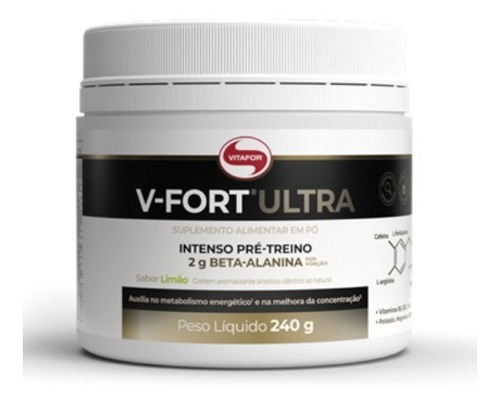 Pre Treino V Forte Ultra Vitafor V-forte Pré-treino 240g
