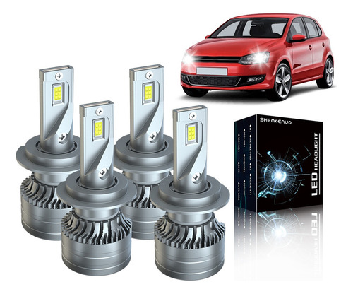 Kit De Luces Led Para Volkswagen Alto/bajo H7 9006 14000lm