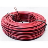 Cable Sonido Parlante Bafle Bipolar Rojo Negro 2x 1,50 Mm