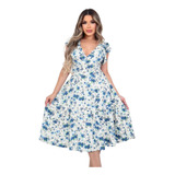 Vestido Midi Moda Evangélica Lindo Barato Malha