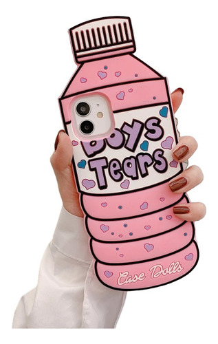 Funda Para iPhone Con Sujetador Girl Power + Mica 6d