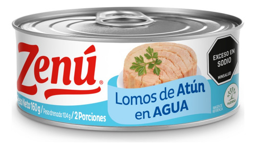 Lomo Atun Zenu En Agua X 160 Gr - g a $50