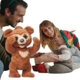 Boneca De Urso Curiosa Brinquedo De Pelúcia Interativo