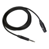 Cable De Micrófono Balanceado Hembra Xlr A 1/4 (6,35 Mm) Trs