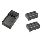 Cargador + 2 Baterias Para Sony Alpha A57 A77 A99 A65 A100 