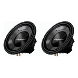 Kit 2 Subwoofer Pioneer 12' Ts-w3060br 350w Rms 4 Ohms