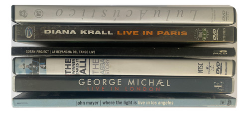 Coleção Dvd Musica Show Variado John Mayer George Michael