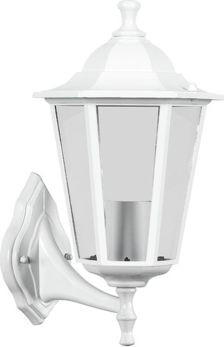 Farol De Pared Base E27 6 Caras Blanco