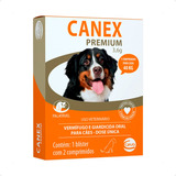 Canex Premium 3,6g Vermifugo Cães Até 40kg 2 Comprim Ceva