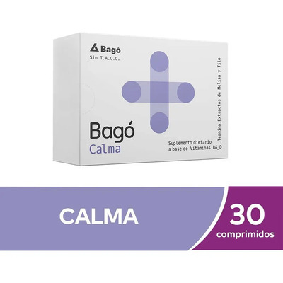 Bagó+ Calma Suplemento Dietario X 30 Comprimidos Sabor Sin sabor | MercadoLibre