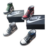 Nike Jordan Botita Llavero Par Mas Caja Colores A Eleccion