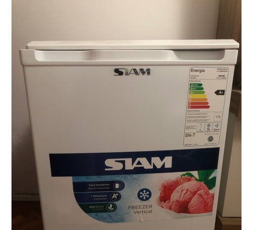 Freezer Vertical Siam Fsi-cv090  Blanco 80l 220v - 240v