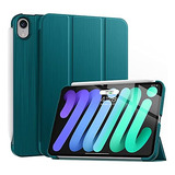 Funda Soke Mini iPad 6 2021/- 2 Gen Lapiz Smart Verde Azul