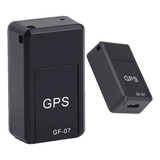 Mini Dispositivo De Rastreo Gps Magnético Gf07 Color Negro