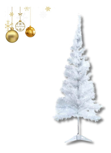 Árvore Natal Pinheirinho Pequena 60cm Branca - Simples