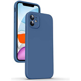 Funda Para iPhone 11 Azul 6.1 Pulgada Silicon Liquido - 1