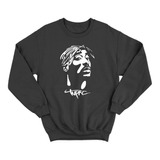 Sudadera Tupac 2pac Silueta Cara Bandana Hombre Mujer