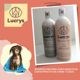 Shampoo Natural Mascotas Extracto De Coco Y Avena Limón 