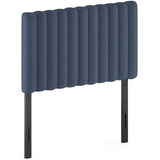 Furinno Roanne Tapizado Tufted Cabecero, Twin, Denim