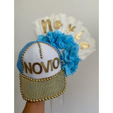 Combo Novios Argentina Con Led (vincha Novia + Gorra Novio)