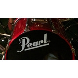 Pearl Blx All Birch Sequoia Red 20  10  Y 14 Liquido!!!