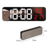 Reloj Despertador De Pared Decorativo Led Enchufable