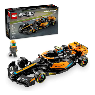 LEGO® Speed Champions Coche De Carreras De Fórmula 1 Mclaren 2023 76919; Auto De Juguete; Incluye Una Minifigura De Un Piloto Con Casco | Envío gratis