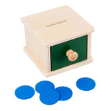 Caja De Monedas Infantil Objeto Montessori Materiales Para
