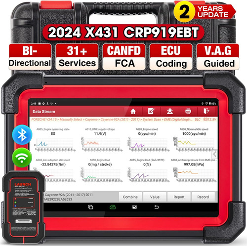 Scanner Launch Crp919e Bt Can-fd Doip Bidireccional Ecu Cod