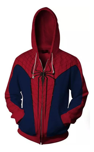 Sudadera De Cosplay De Superhéroes De Spiderman De Marvel Pa