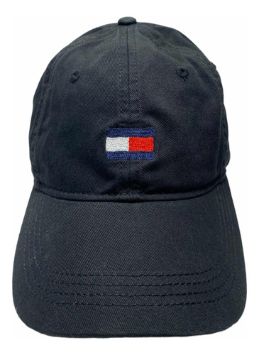 Gorra Tommy Hilfiger Th Algodón Negra Ajustable Logo M568