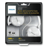 Auriculares Philips Shl3060 Dj Vincha Ultra Bass Mundomanias Color Blanco