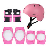 Set Protección Bicicleta Infantil Con Cascos Ajustables