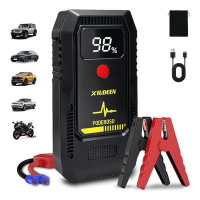Arrancador De Batería De Auto Portátil, 12v Arrancador De Coche, 8000a Arrancador Seguro, Fuente De Alimentación De Arranque De Emergencia Profesional Xiudeen T704 | Envío gratis