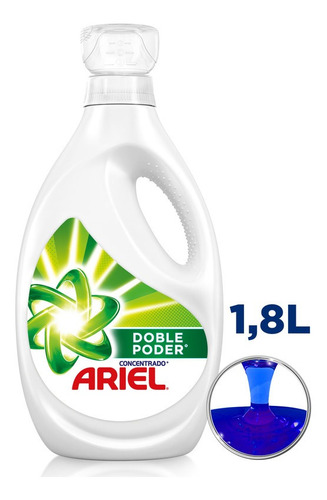 Detergente Liquido Concentrado Ariel 1.8lt(1uni)super