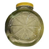 Dispensador De Agua Vitrolero De Vidrio Con Forma De Limón 