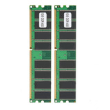 2 Módulos De Memoria Ram De Escritorio Ddr 1 Gb Pc-3200 400