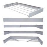 Varal Magico 4 Varetas Em Aluminio 50cm - Dobravel Branco