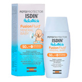 Fotoprotector Fusion Fluid Mineral Baby Fps50 Isdin 50 Ml