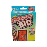 Juego De Mesa Monopoly Cartas Bid Estrategia Dia Del Niño