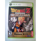 Dragón Ball Z Burst Limit Edición Bonus Original Xbox 360