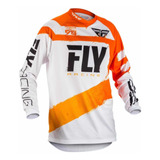 Fly Racing Jersey F-16 Naranja/blanco  Yl