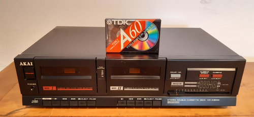 Tape Deck Cassete Akai Hx-a301w Dual Dolby Stereo