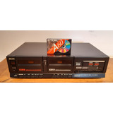 Tape Deck Cassete Akai Hx-a301w Dual Dolby Stereo