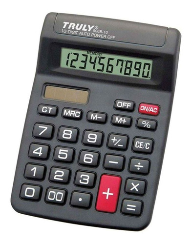Calculadora De Mesa 10 Digitos 806b Trully