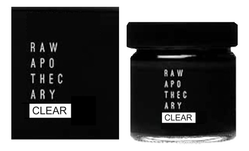 Raw Apothecary Clear Mascarilla Arcilla Y Carbon Activo 60gr